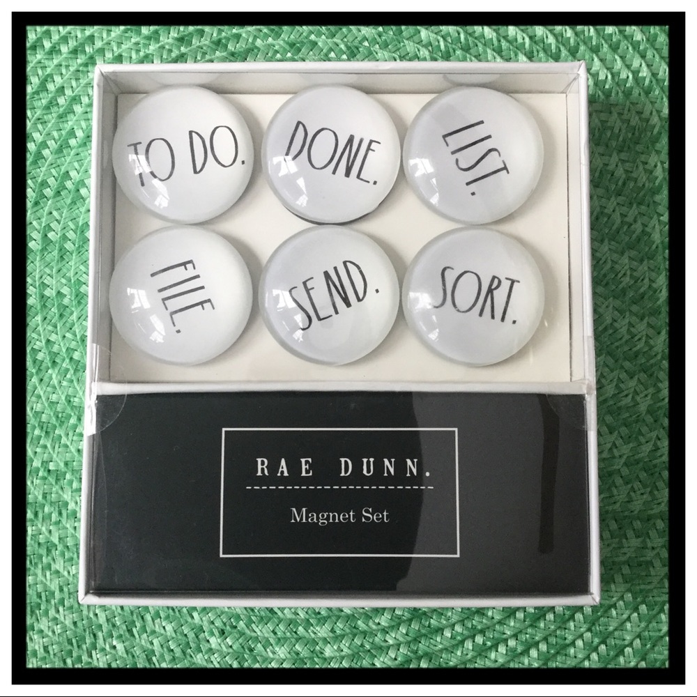 NWT RAE DUNN Dome Magnet Set